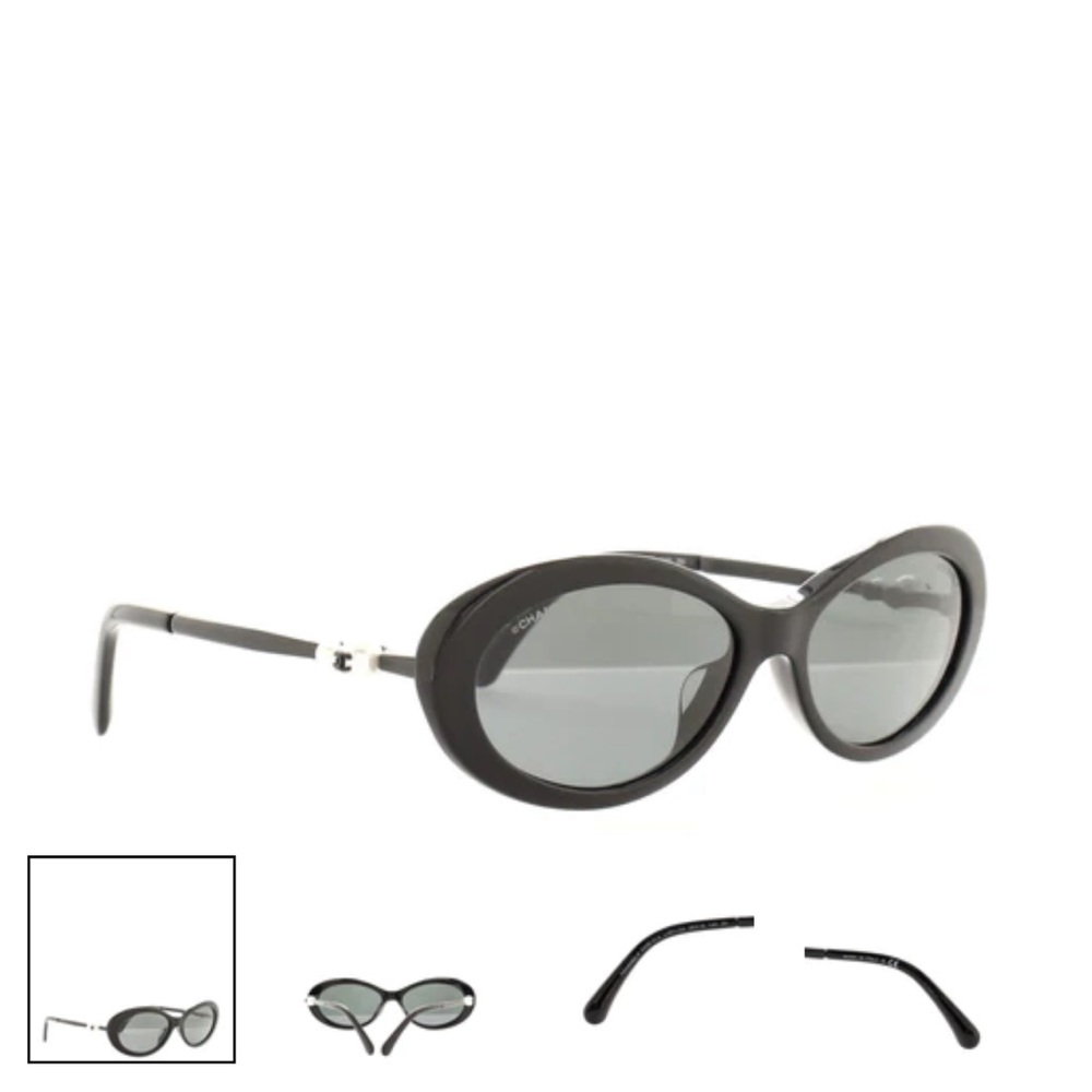 AUTHENTIC CHANEL 5428 H ACETATE PEARL SUNGLASSES